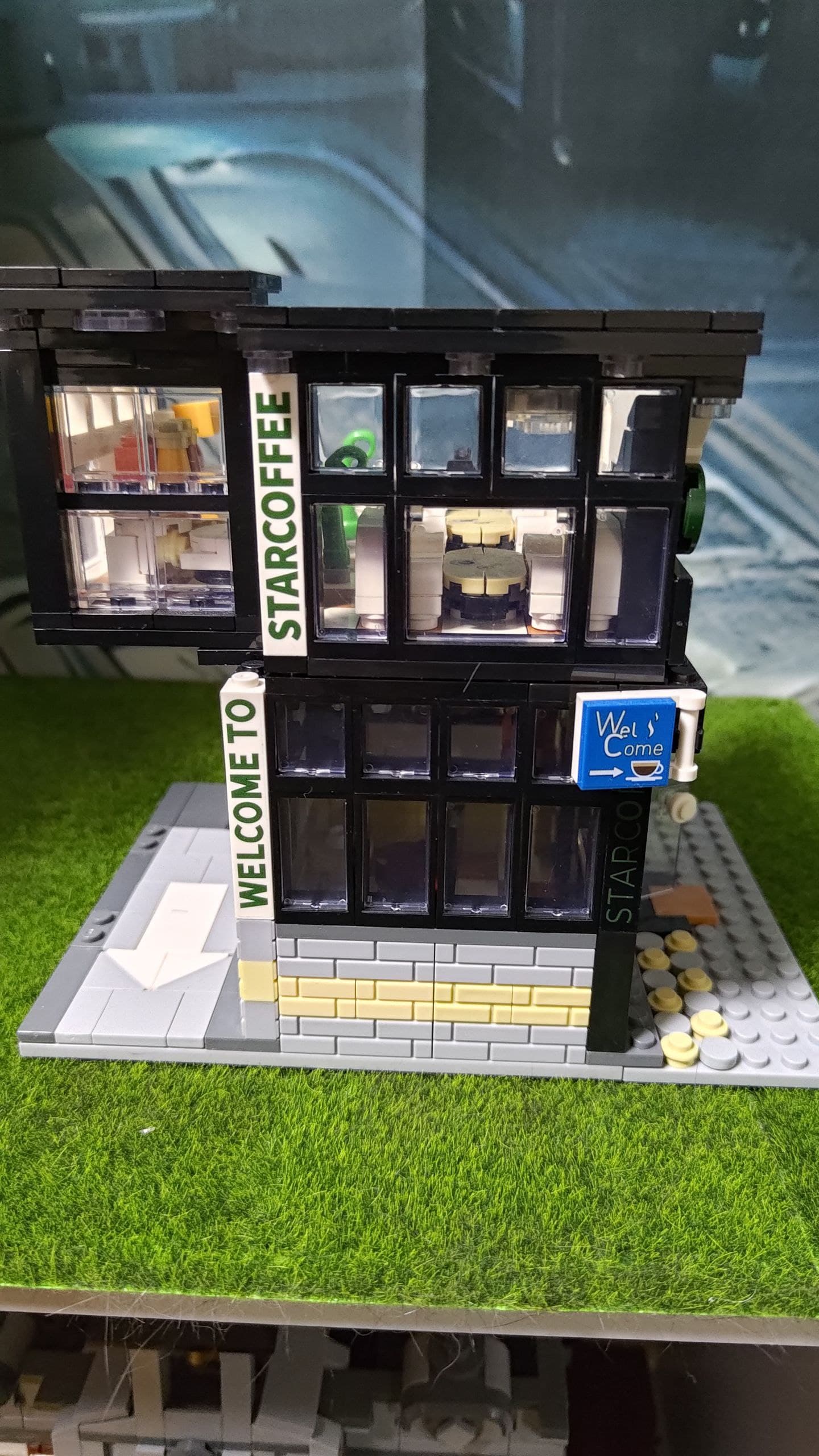 Modern Corner Coffee Shop